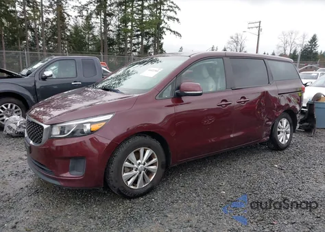 2018 Kia Sedona Lx z USA, uszkodzony, nr VIN KNDMB5C12J6394192